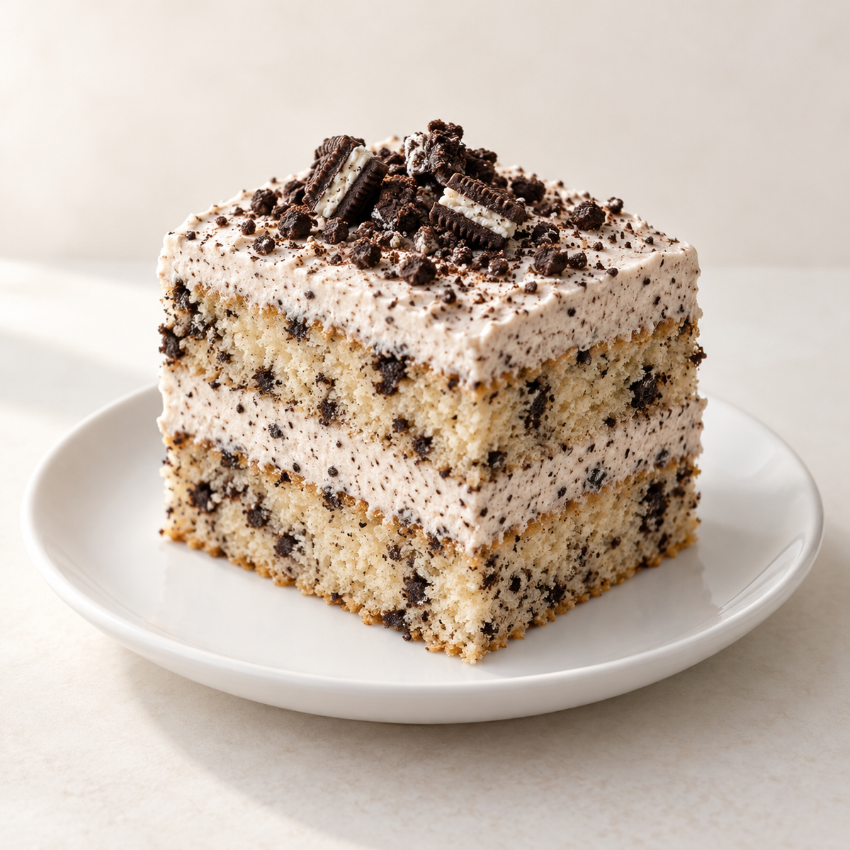 Cookies & Cream Cake Slice