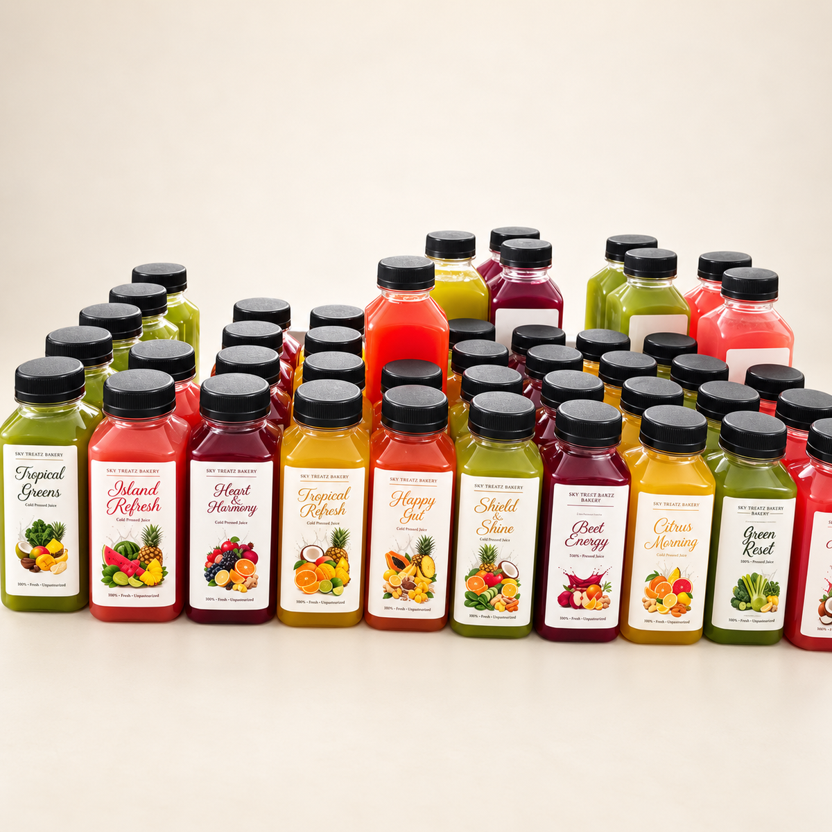 Monthly Wellness Juice Club – 20 Juices Subscription